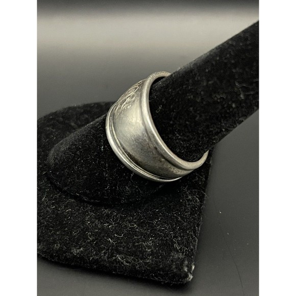 James Avery 925 Sterling Silver Monogram Ring Size 8.75 - Picture 4 of 11